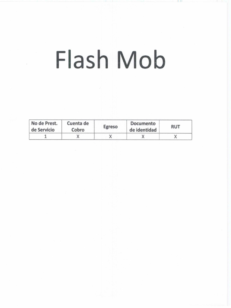 flash mob | PDF
