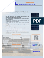125W 12 V Offgrid Solar PV Panel