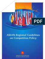 A Sean Regional Gude Lines on Competition Policy