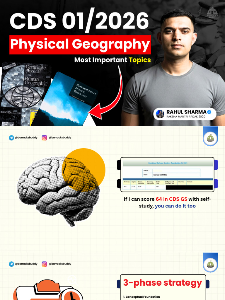 Physical Geography Topics for the CDS Exam | PDF | Rock (Geology ...