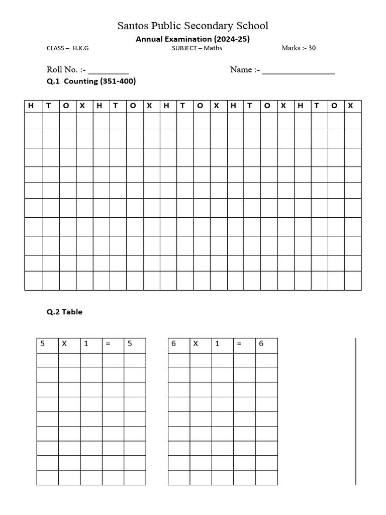 HKG- MATHS | PDF