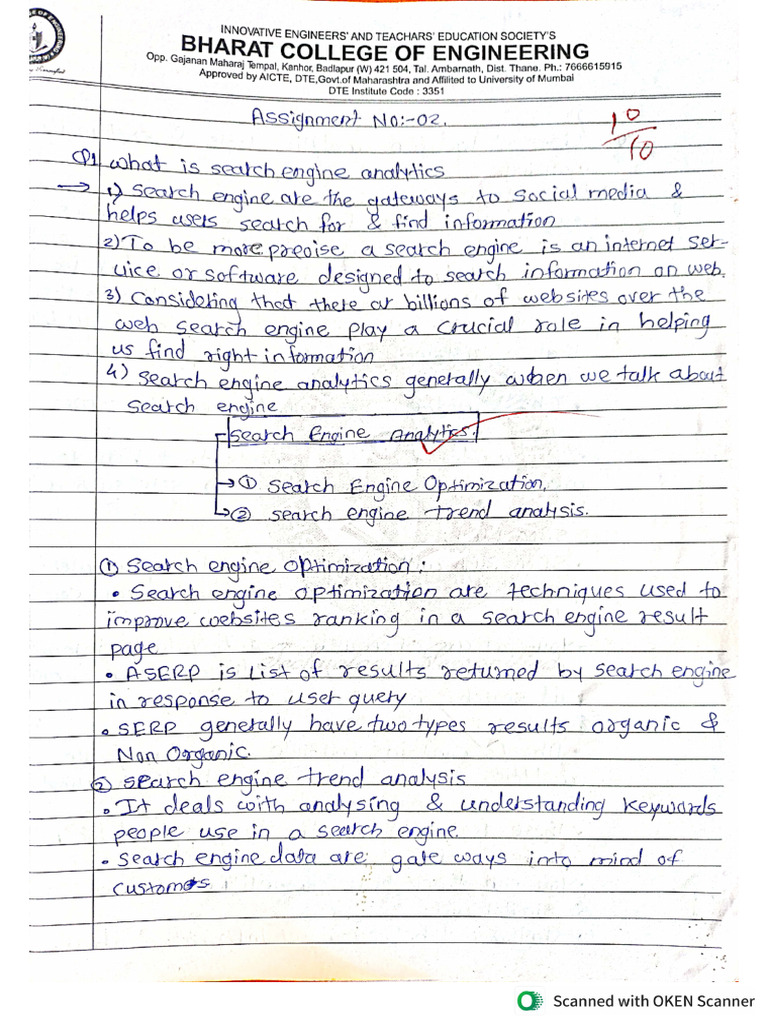 SMA Assignment | PDF