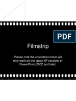 Filmstrip: Please Note The Countdown Timer Will Only Work On The Latest XP Versions of Powerpoint (2002 and Later)