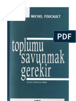 Foucault - Toplumu Savunmak Gerekir