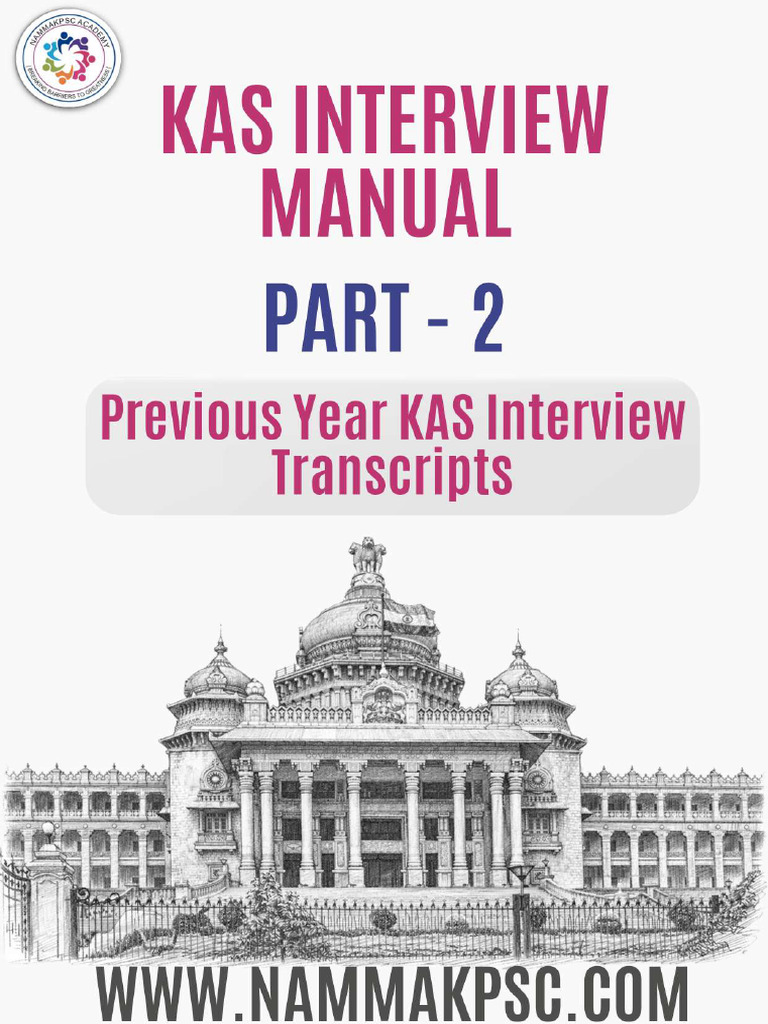 KAS Interview Manual Part 2 PYT | PDF
