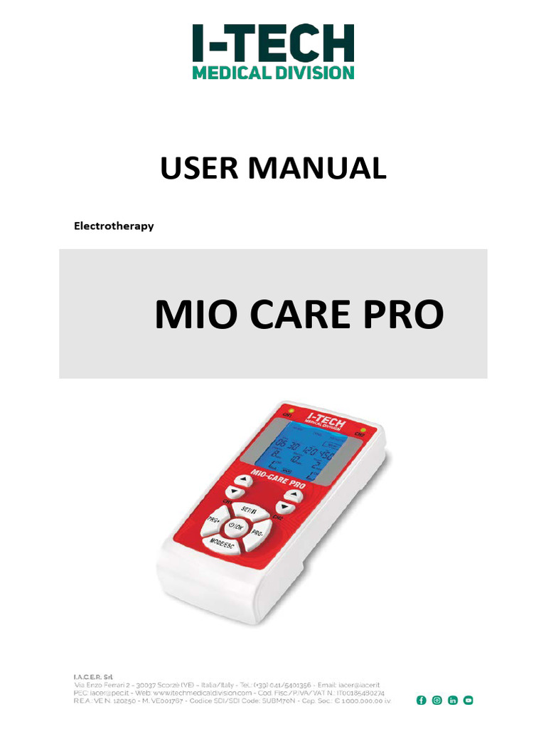 mio care pro | PDF | Pain | Hand