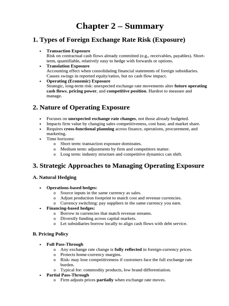 Chapter 2 Summary | PDF