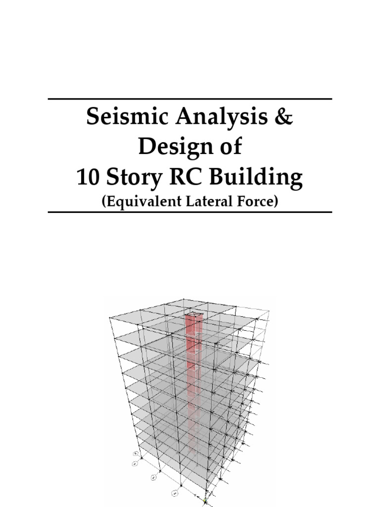ETABS-Example-RC Building Seismic Load - Equivalent | PDF | Beam ...