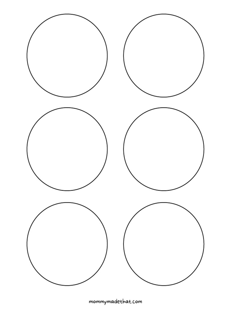 3 Inch Circle Template 2 | PDF