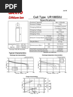 Sanyo 1200mah UR18650U