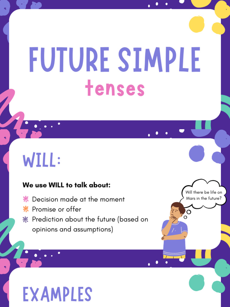 Future Simple Tense Presentation | PDF | Subject (Grammar) | Verb