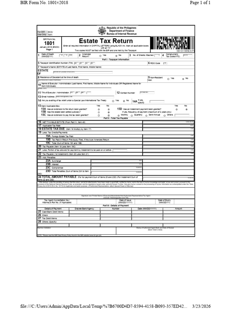 luciano_1801_p1 | PDF | Taxes | Estate Tax In The United States