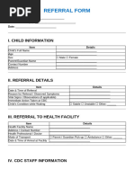 Illinois DCFS Clinical Referral Form | PDF | Child Protective Services ...