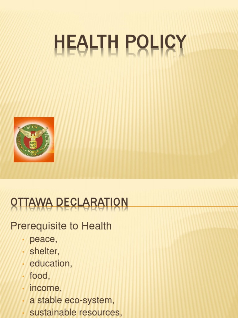 Introduction To Health Policy PDF Policy Analysis Policy