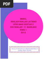 Latihan pengukuhan tahun 4 ( KSSR)