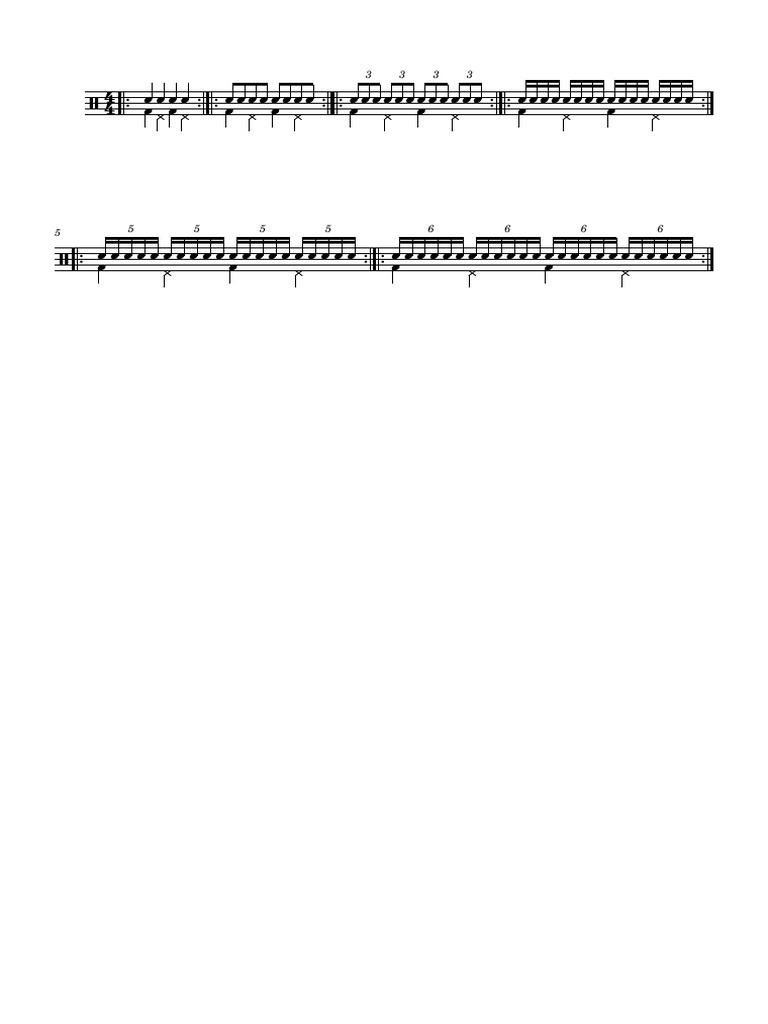 Rhythm Scale | PDF