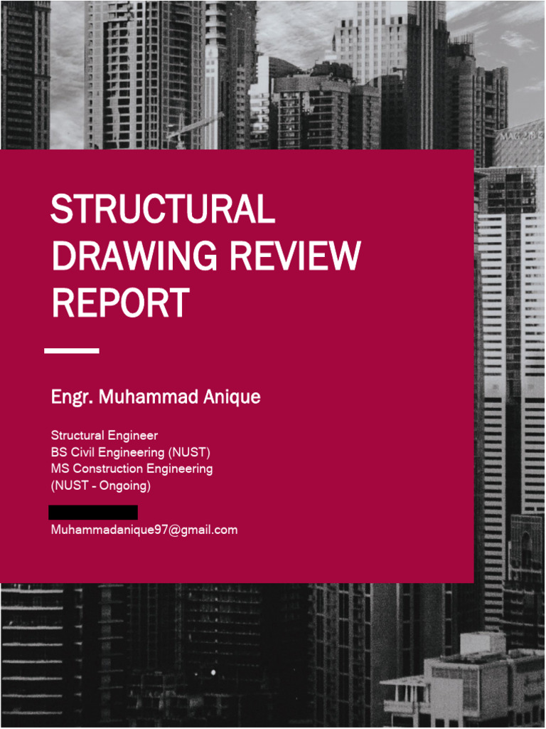 Structural Drawings Review Report Final | PDF | Mechanical Engineering ...