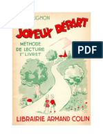 Langue Française Apprentissage Lecture et Ecriture CP Joyeux Depart Livret 1