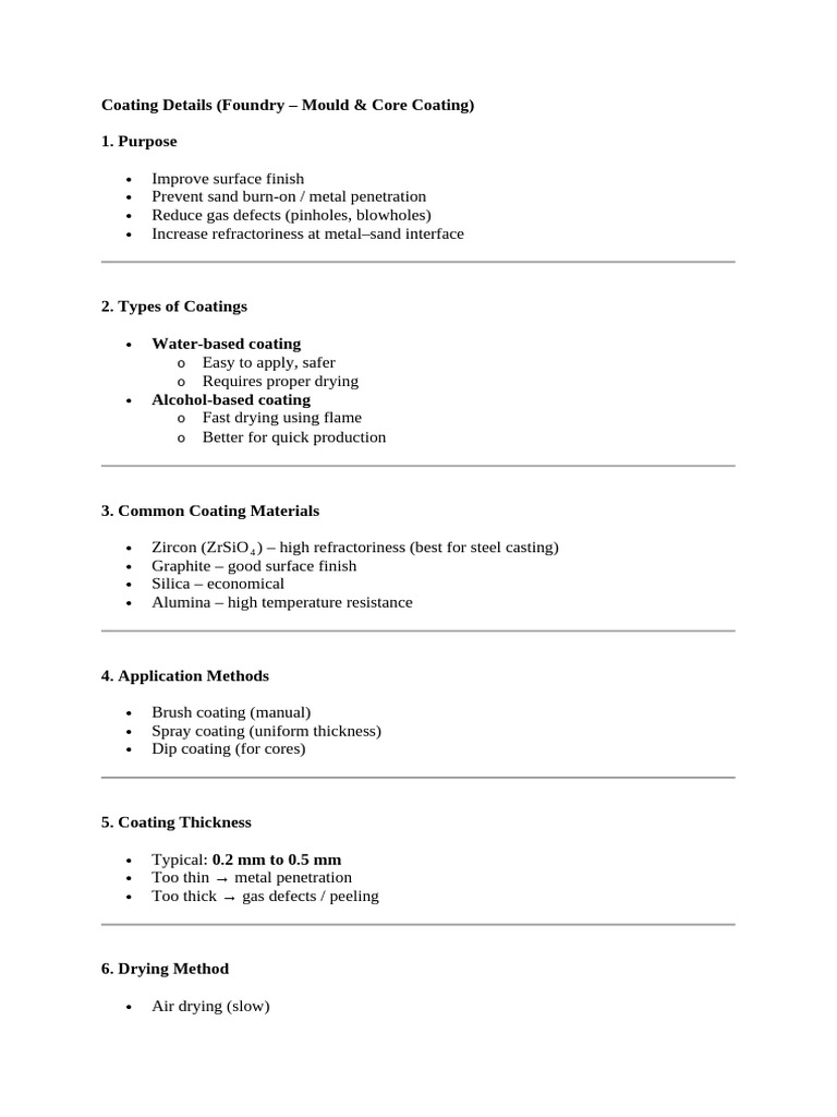 Coating Details | PDF