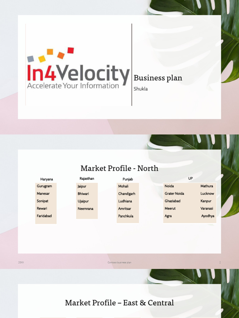 In4velocity B Plan | PDF