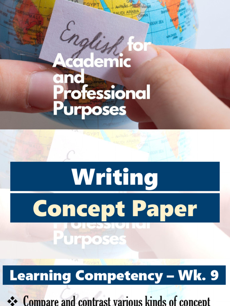 EAPP Q1 Week9 Various Kinds of Concept Paper S | PDF | Theory | Data
