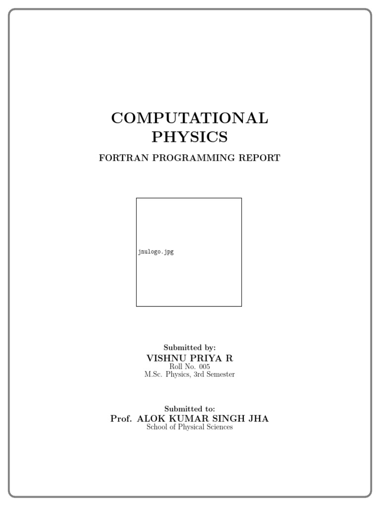 Computational Physics | PDF | Numerical Analysis | Integral