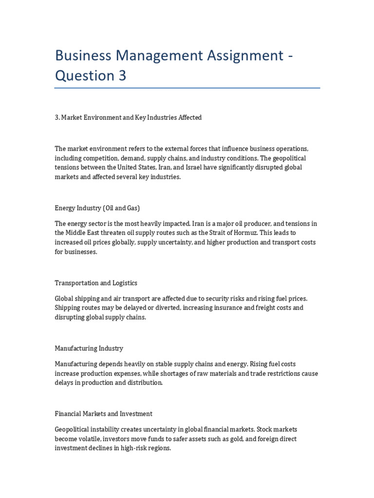 Question 3 Assignment | PDF | International Energy Agency | Economies