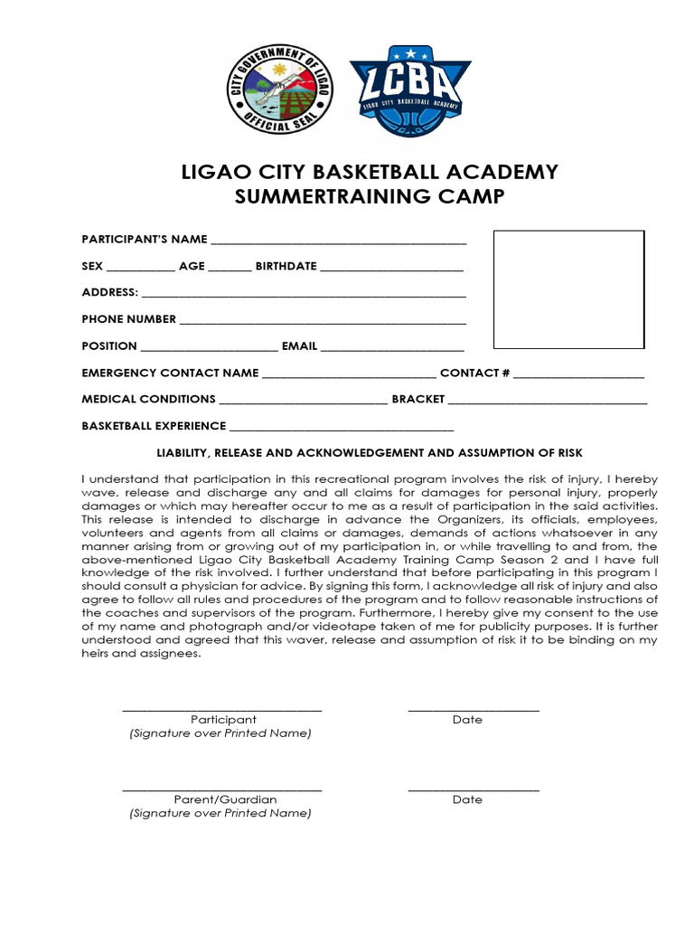 Forms and Waiver | PDF