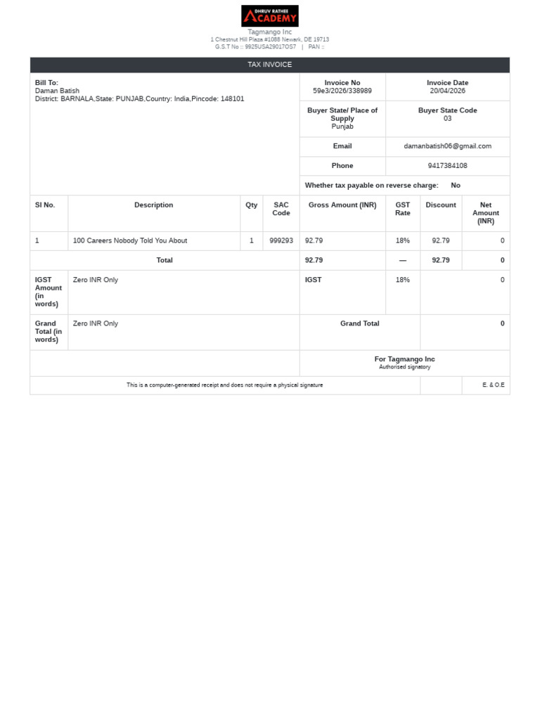 Invoice | PDF | Invoice | Trade