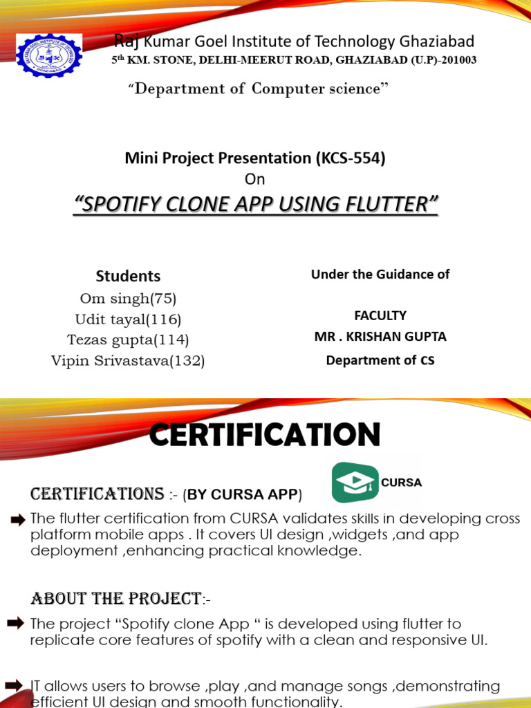 Mini Project (Flutter) | PDF