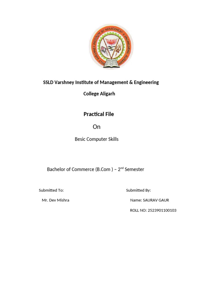 SSLD Varshney | PDF
