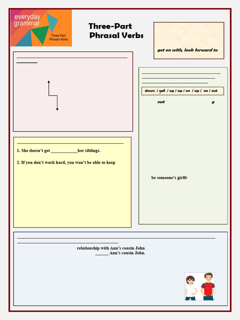 Threepart Phrasal Verbs | PDF | Languages | Foreign Language Studies