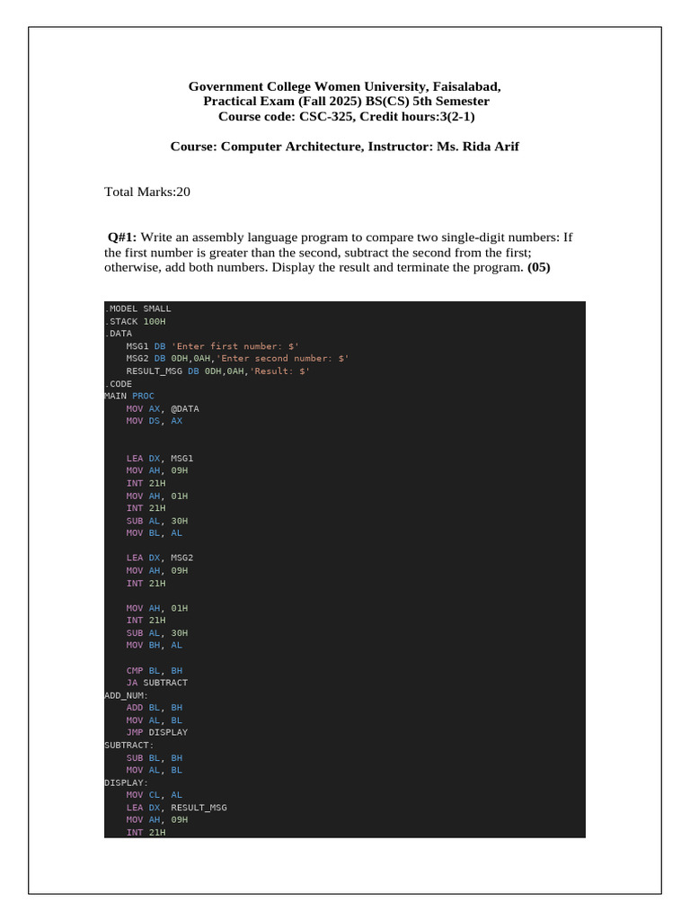 Practical Paper | PDF