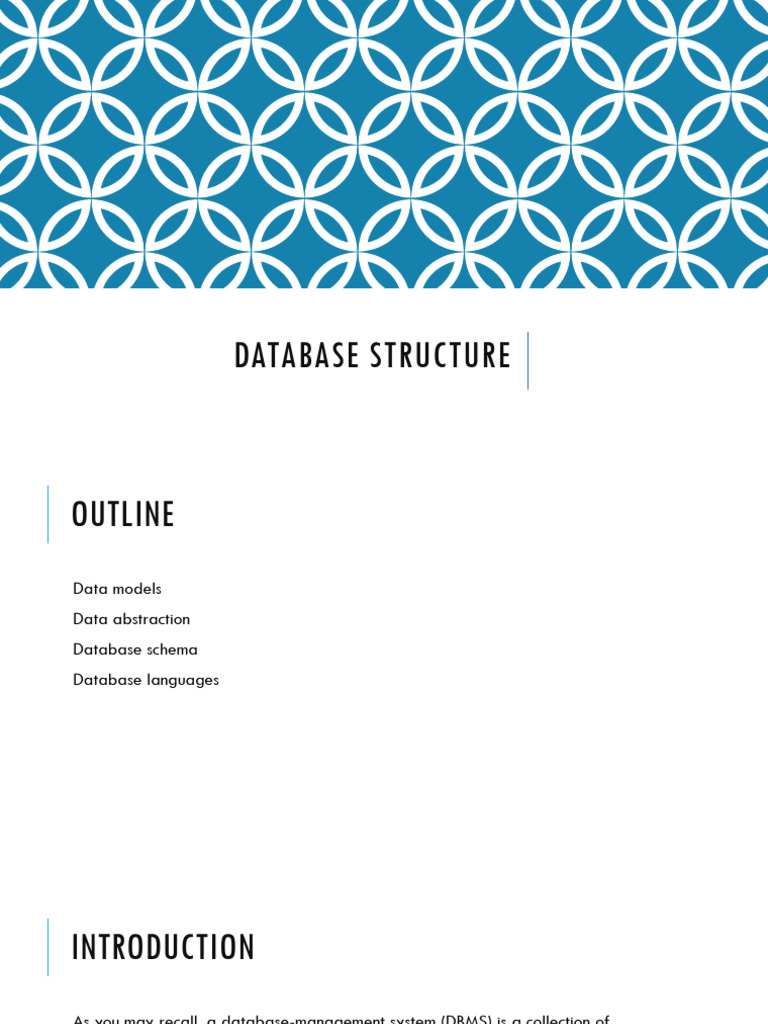 Database Structure Lecture 3 | PDF | Databases | Data Model