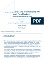 Challenges for International Oil and Gas Markets