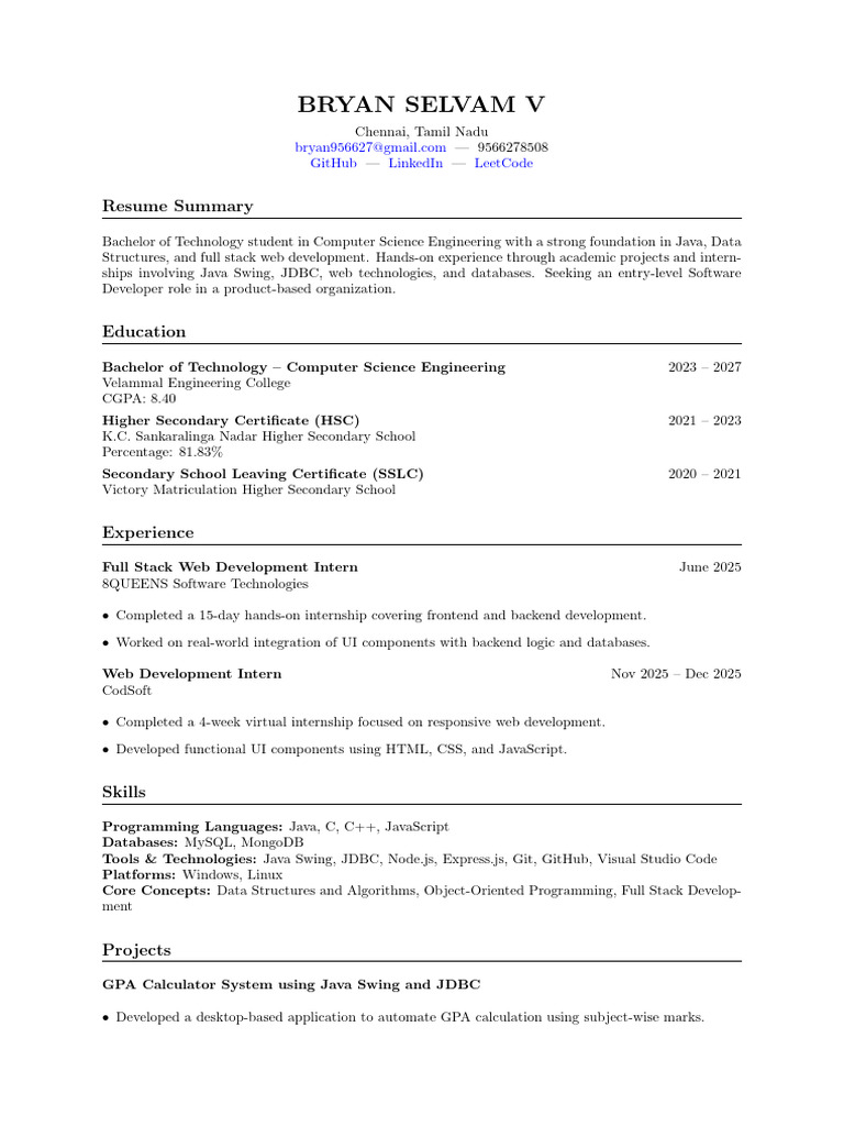Resume | PDF | Web Development | Computer Programming