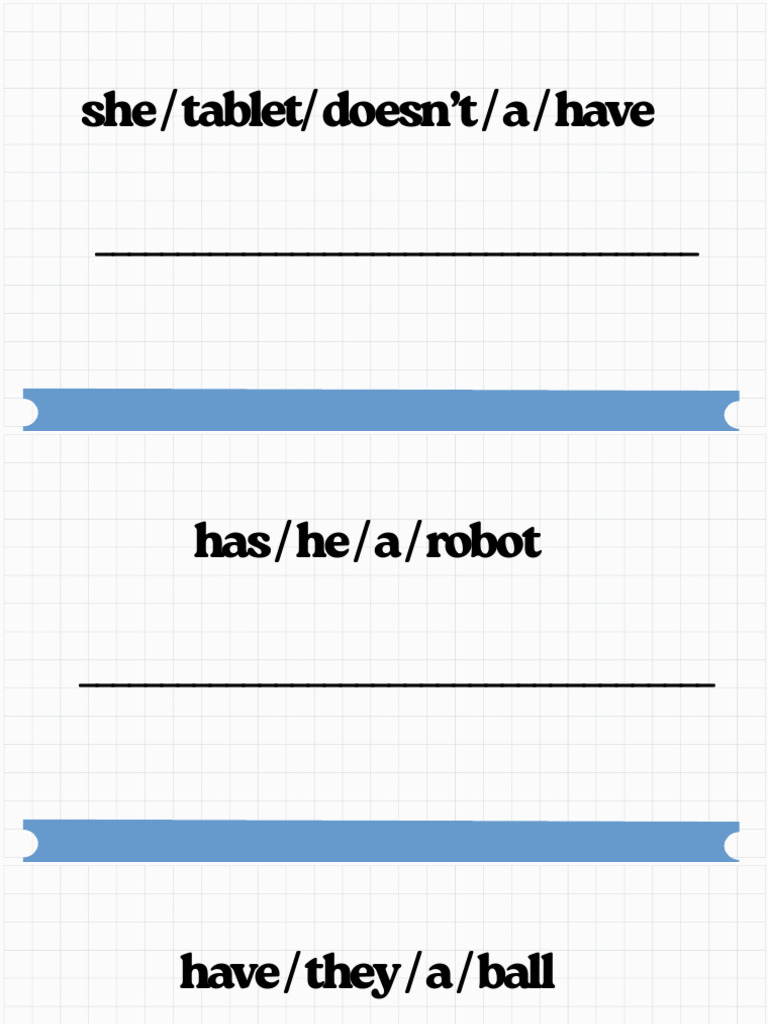 She Has a . She Doesn’t Have a . | PDF