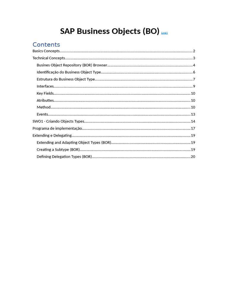 SAP Business Objects | PDF | Engenharia de Software | Business