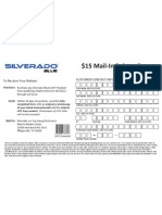 Silverado Rebate Form 8 15 12