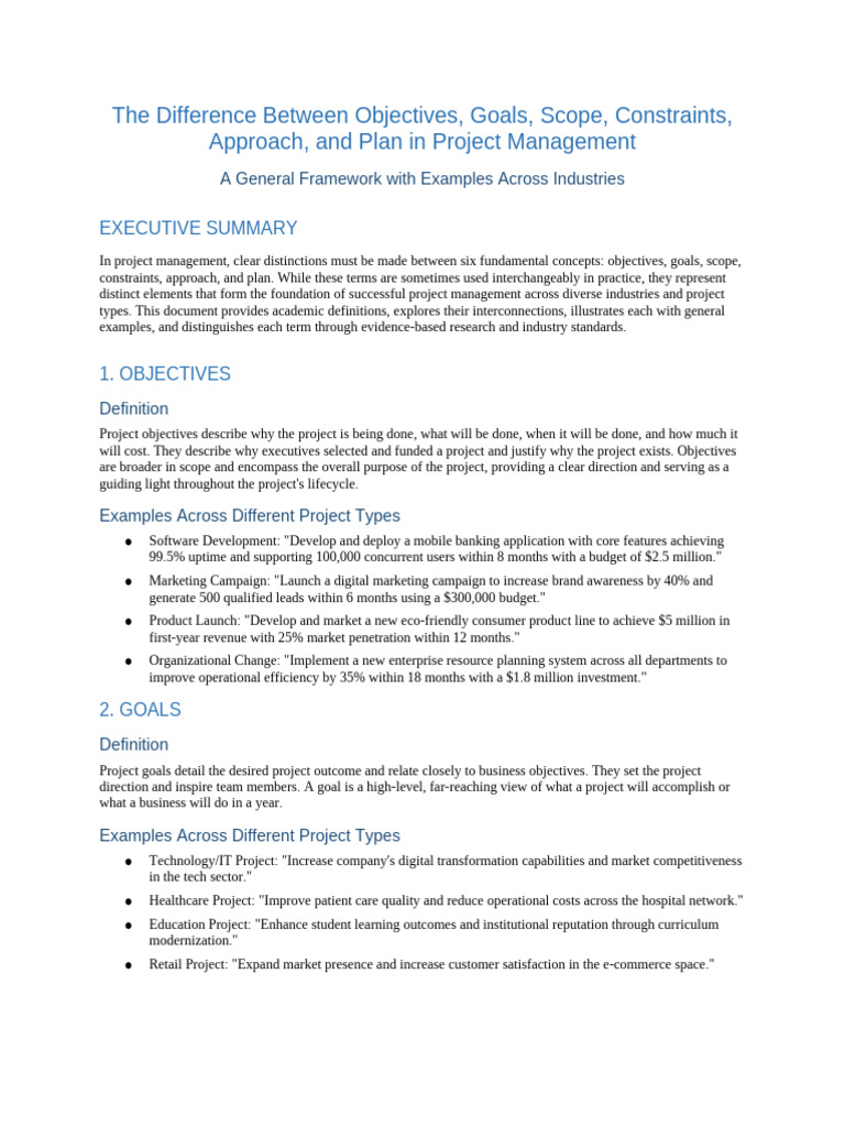 General Project Management Framework | PDF | Agile Software Development ...