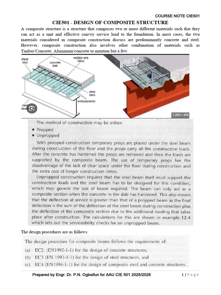 Composite Structure Notes | PDF | Buckling | Beam (Structure)