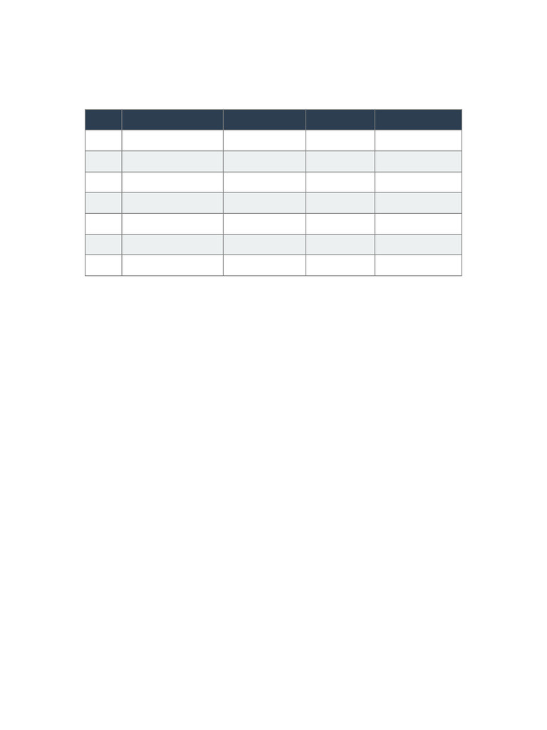 Sample 3 Table Data | PDF