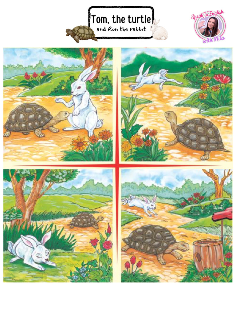 Story Tom the Turtle and Ron the Rabbit | PDF