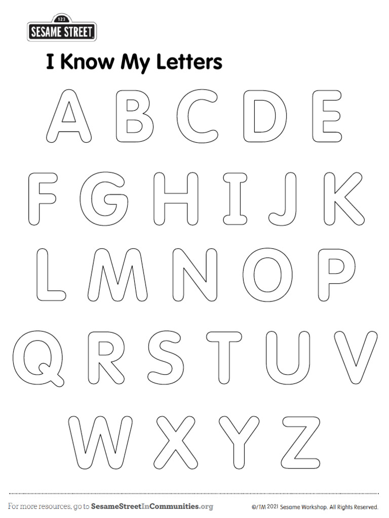 PNC I Know My Letters ENG | PDF