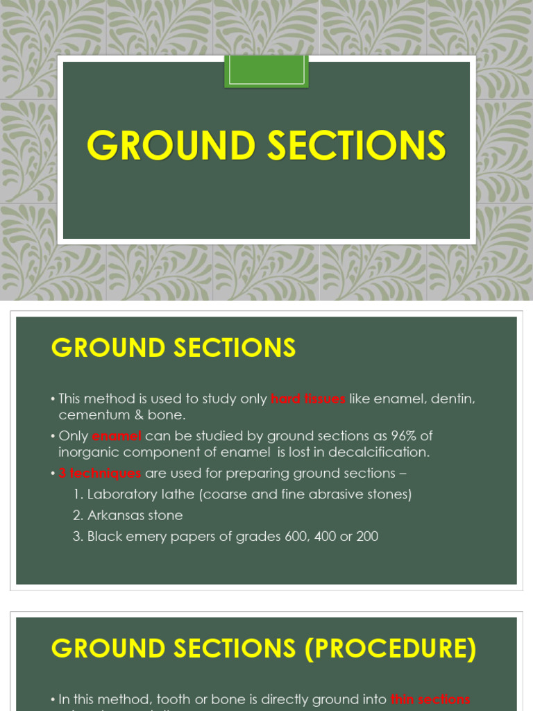 Ground Section | PDF