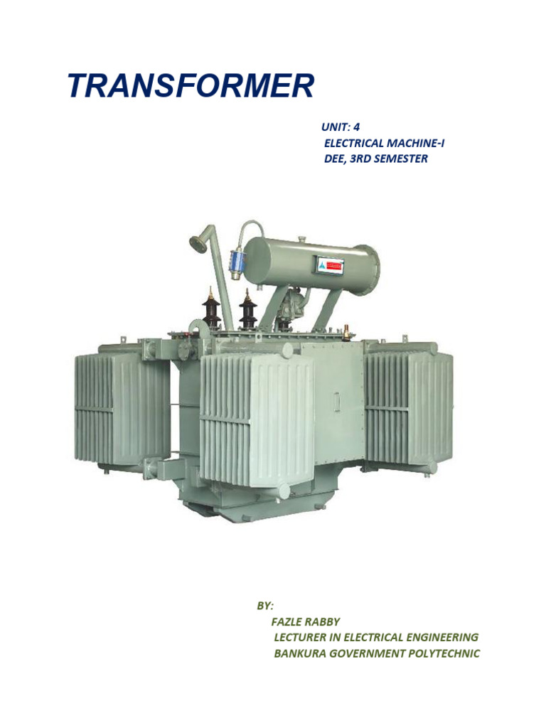 Transformer Word 1 | PDF | Transformer | Inductor