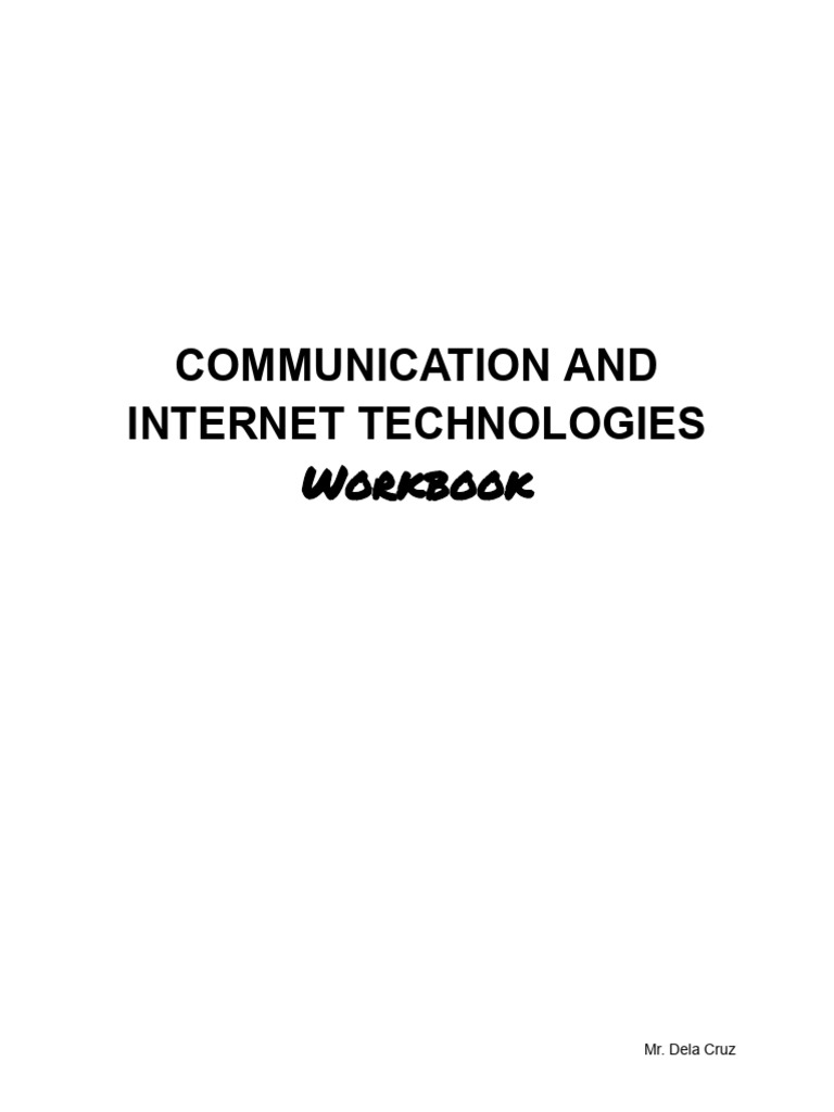 14. Communication and Internet Technologies | PDF