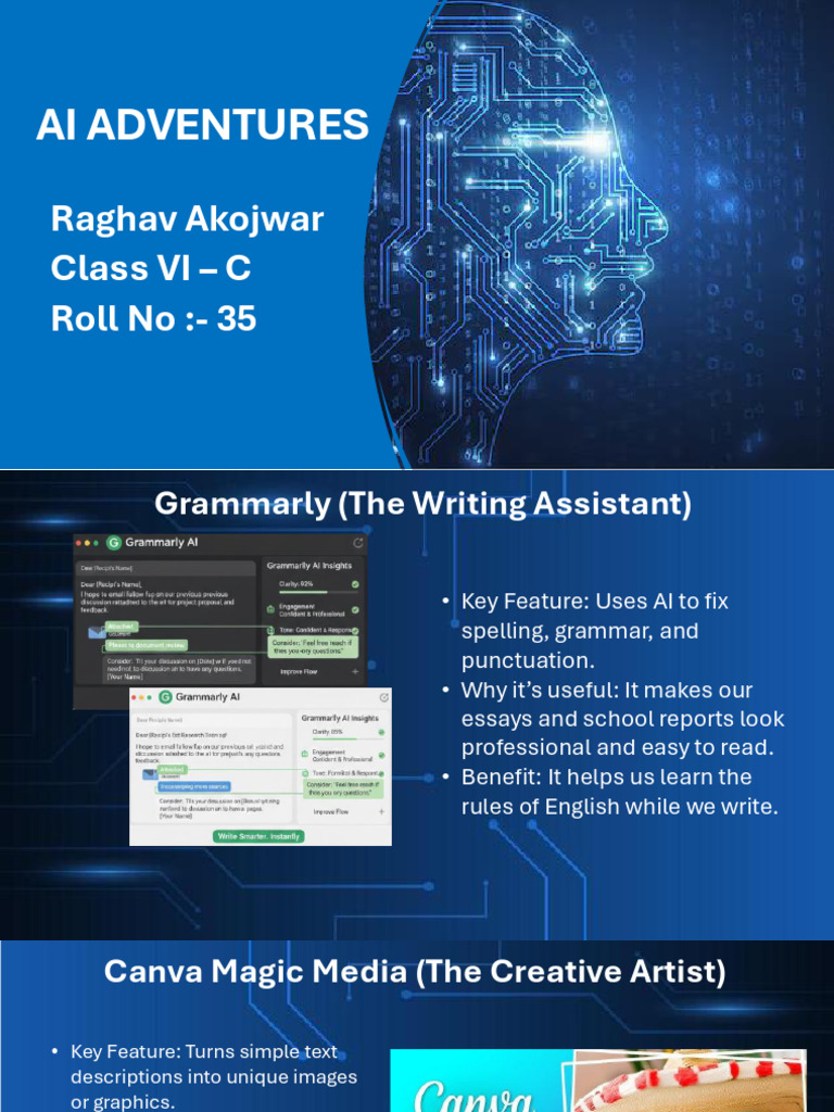 ICT Project Presentation | PDF | Artificial Intelligence | Intelligence ...