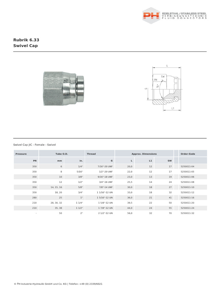 Swivel Cap | PDF