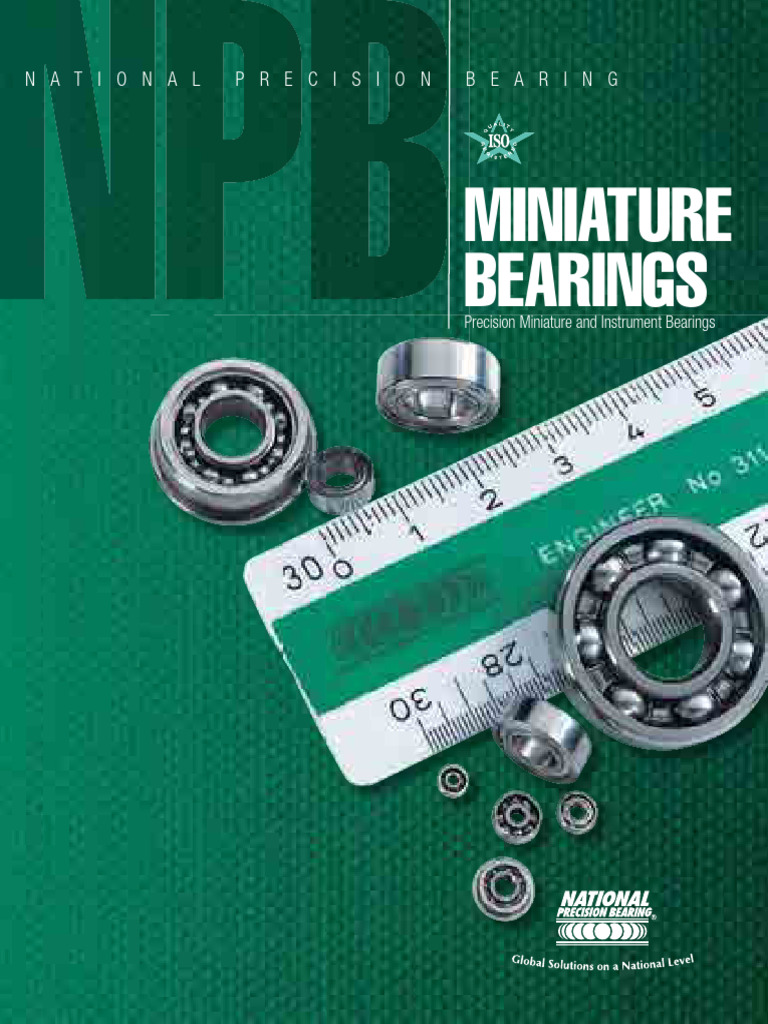National Precision Bearing Parts Catalog | PDF | Materials